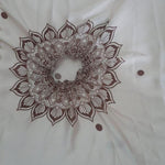 Satin Silk Printed Kaftan Saree With Unstitched Blouse